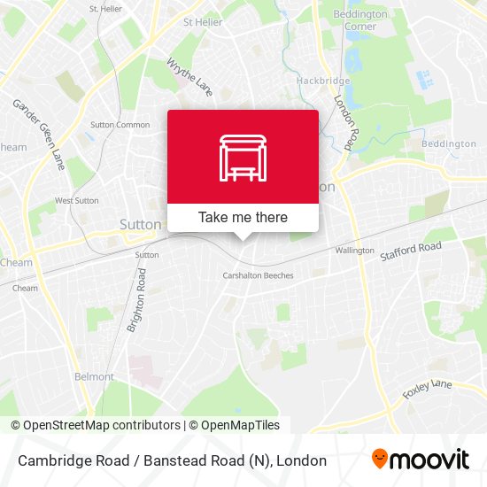 Cambridge Road / Banstead Road (N) map