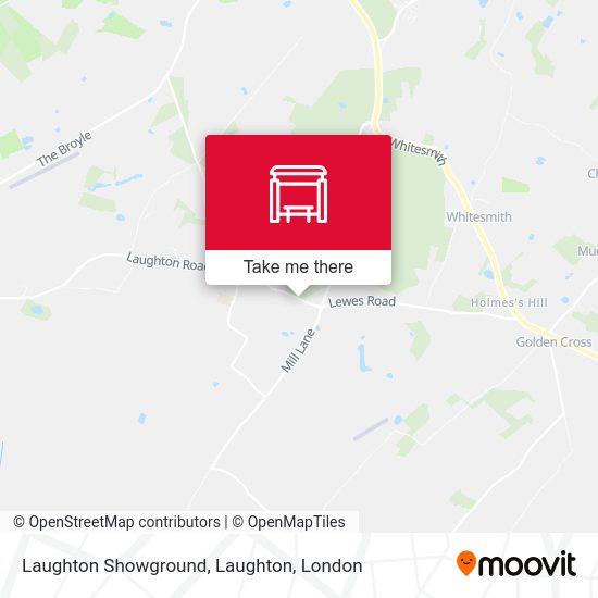 Laughton Showground, Laughton map