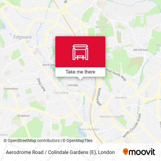 Aerodrome Road / Colindale Gardens (E) map