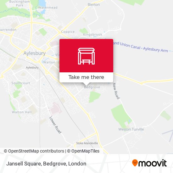 Jansell Square, Bedgrove map