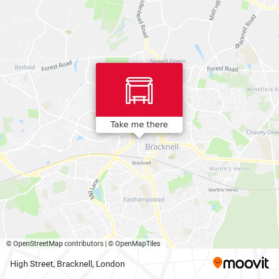 High Street, Bracknell map