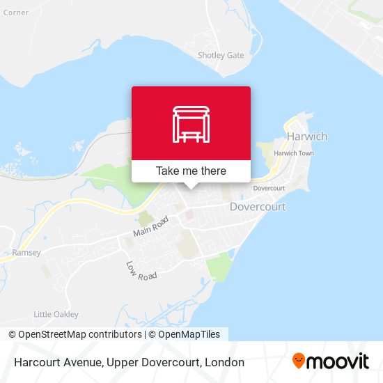 Harcourt Avenue, Upper Dovercourt map