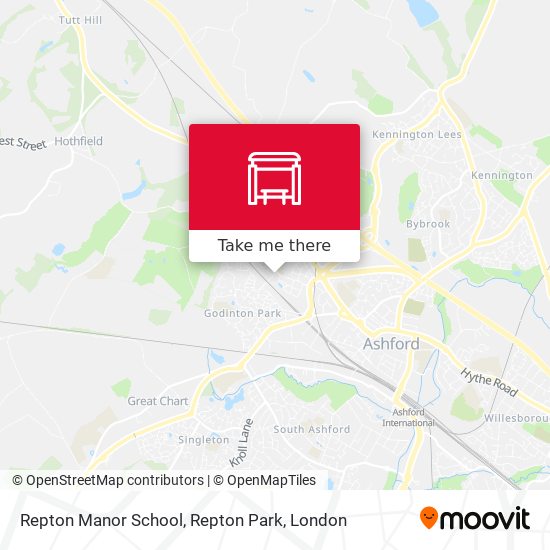 Repton Manor School, Repton Park map
