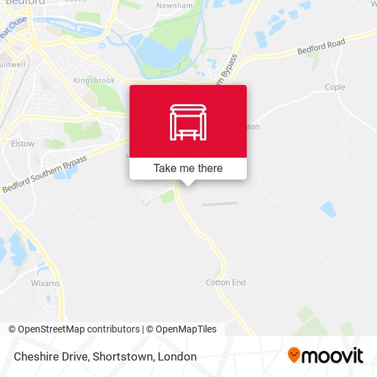 Cheshire Drive, Shortstown map