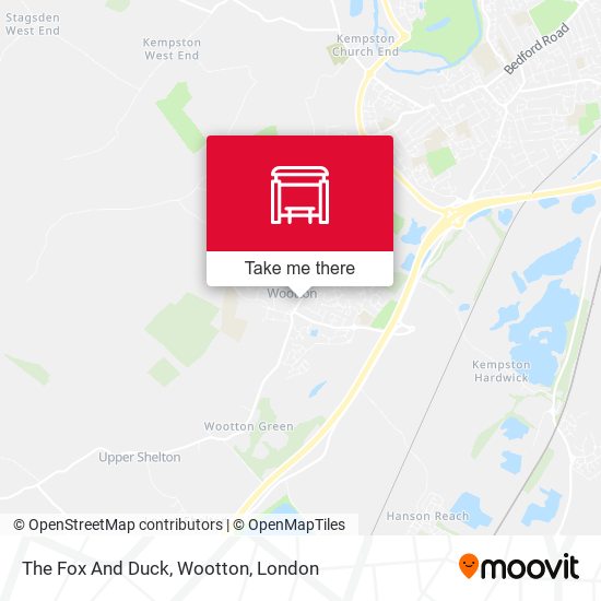 The Fox And Duck, Wootton map