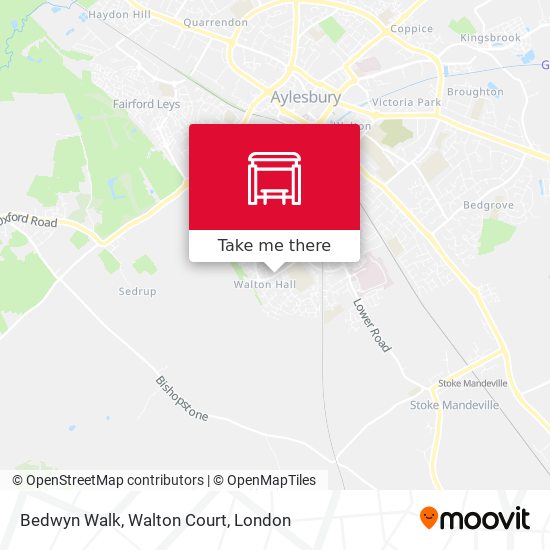 Bedwyn Walk, Walton Court map