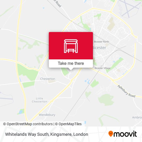 Whitelands Way South, Kingsmere map