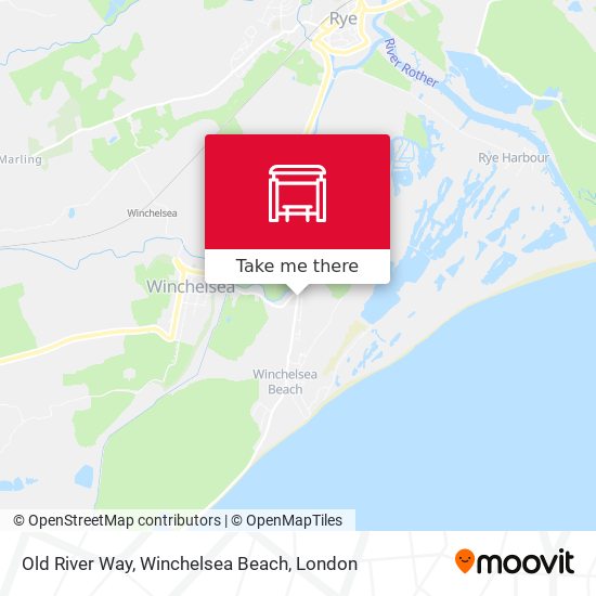 Old River Way, Winchelsea Beach map