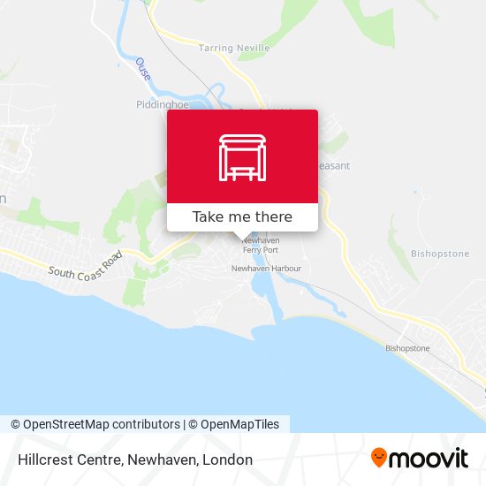 Hillcrest Centre, Newhaven map