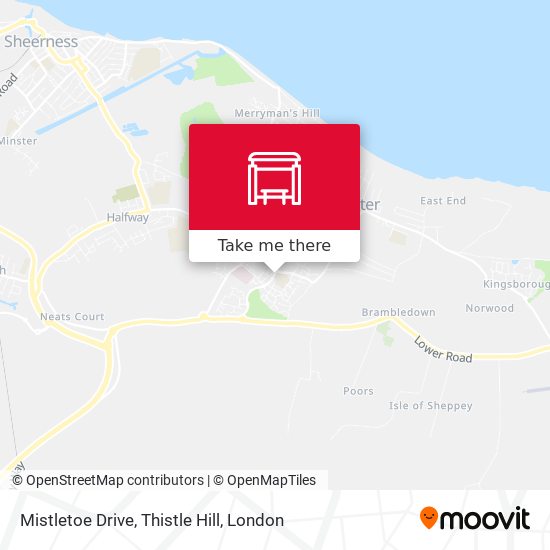 Mistletoe Drive, Thistle Hill map