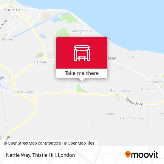 Nettle Way, Thistle Hill map