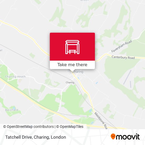 Tatchell Drive, Charing map
