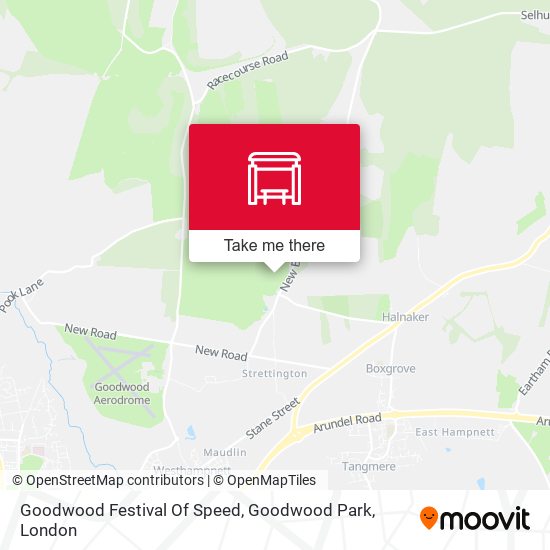 Goodwood Festival Of Speed, Goodwood Park map