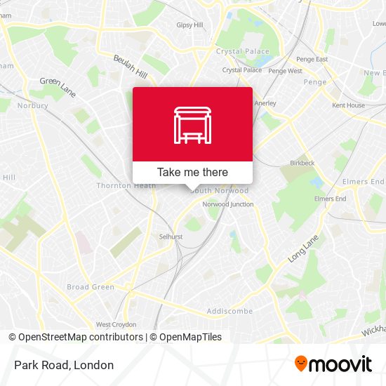 Park Road map