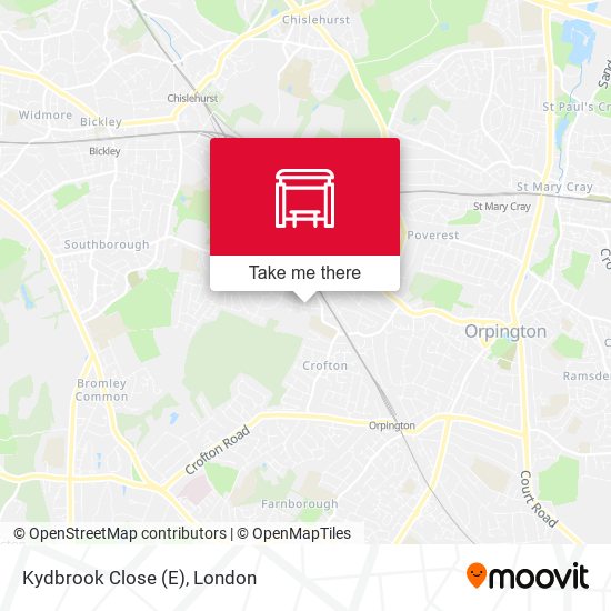 Kydbrook Close (E) map