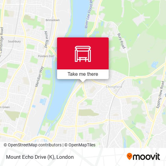 Mount Echo Drive (K) map