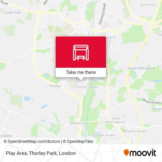 Play Area, Thorley Park map
