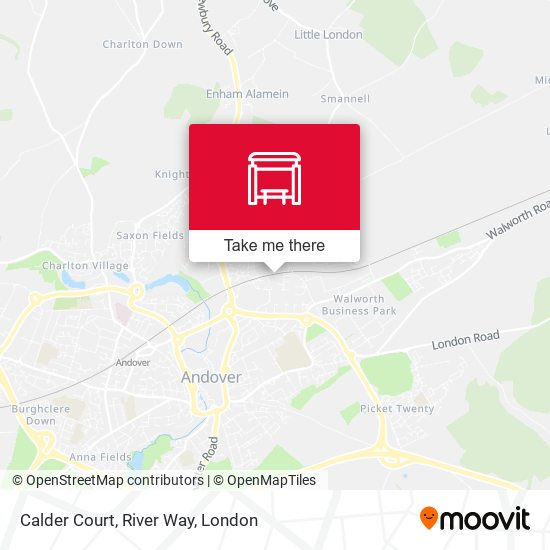 Calder Court, River Way map