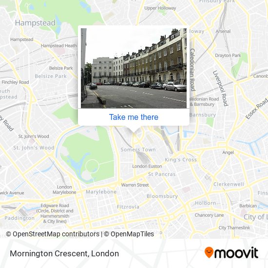 Mornington Crescent map