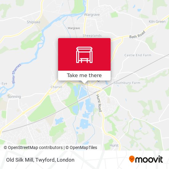Old Silk Mill, Twyford map
