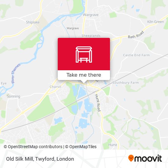 Old Silk Mill, Twyford map