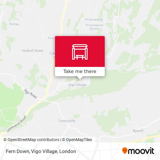Fern Down, Vigo Village map