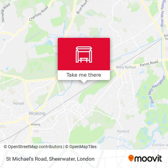 St Michael's Road, Sheerwater map