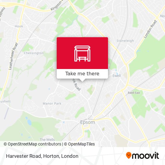 Harvester Road, Horton map