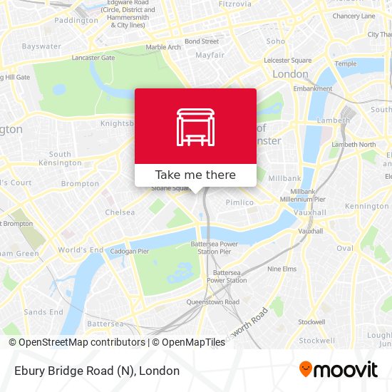 Ebury Bridge Road (N) map