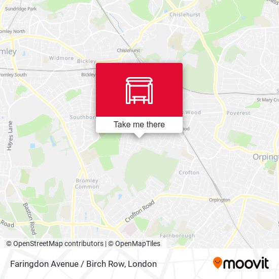 Faringdon Avenue / Birch Row map