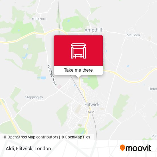 Aldi, Flitwick map