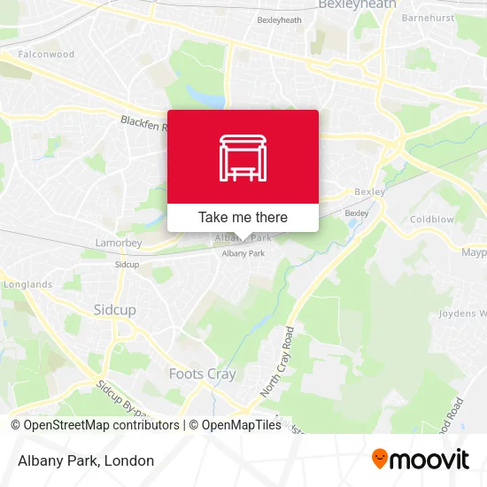 Albany Park map