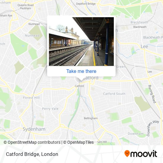Catford Bridge map