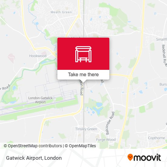 Gatwick Airport map