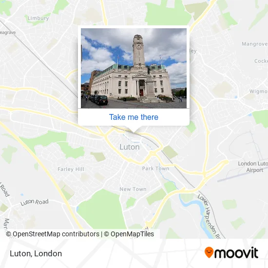 Luton map