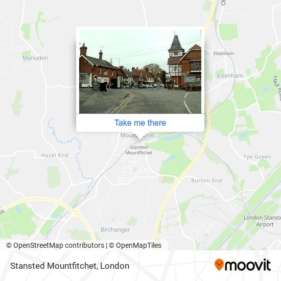 Stansted Mountfitchet map
