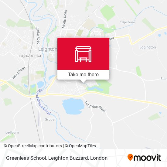 Greenleas School, Leighton Buzzard map