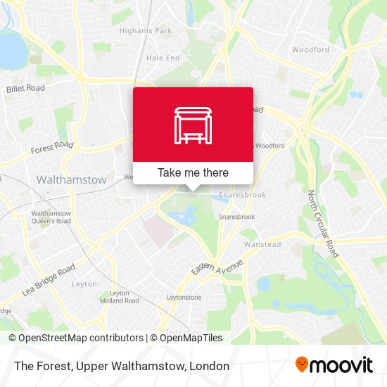The Forest, Upper Walthamstow map