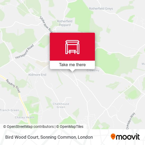 Bird Wood Court, Sonning Common map
