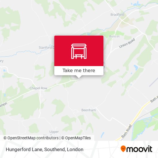 Hungerford Lane, Southend map