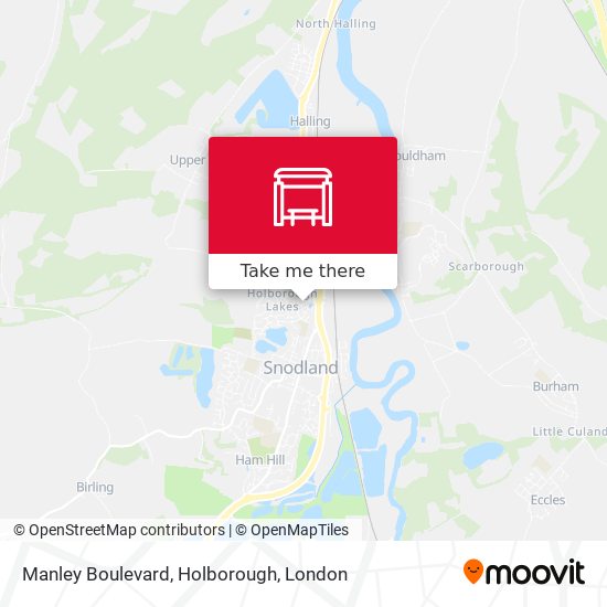 Manley Boulevard, Holborough map
