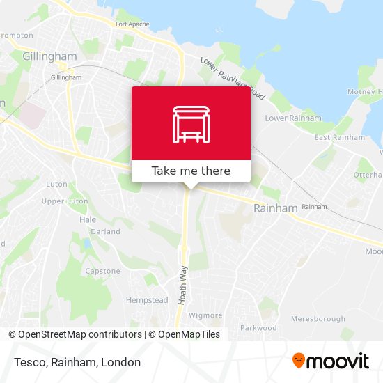 Tesco, Rainham map