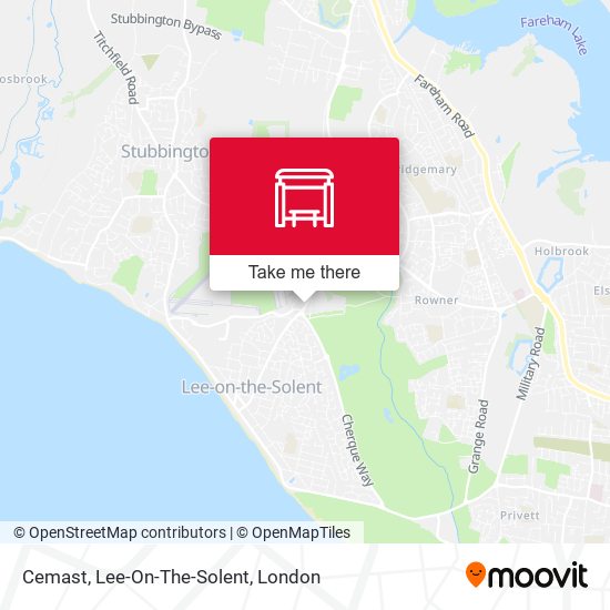 Cemast, Lee-On-The-Solent map