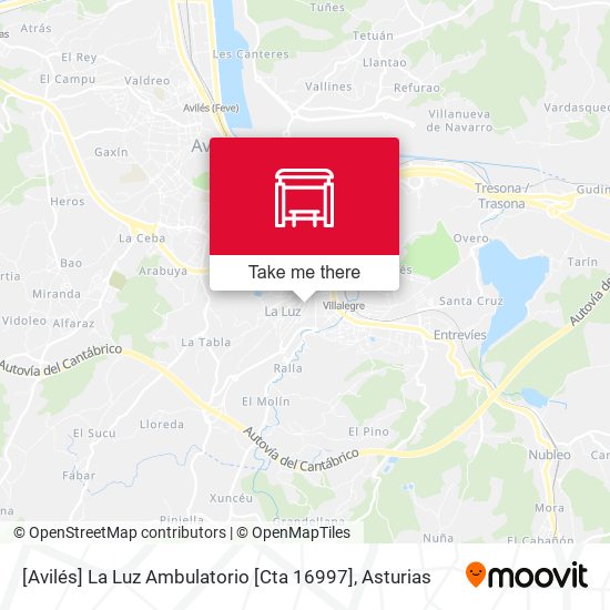 [Avilés]  La Luz Ambulatorio [Cta 16997] map
