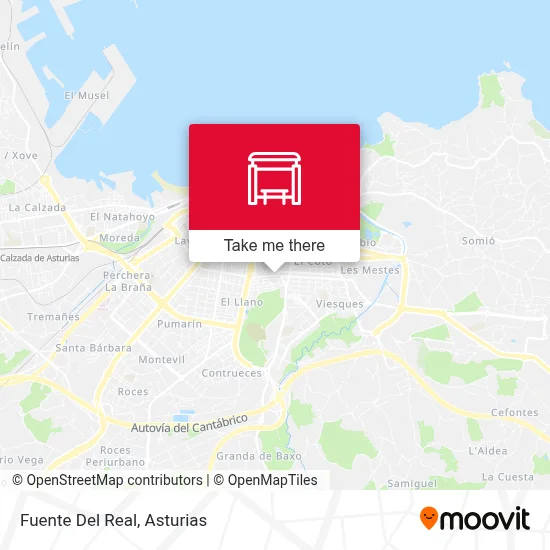 Fuente Del Real map
