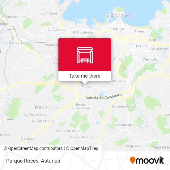 Parque Roces map