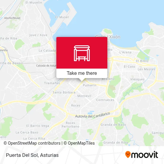 Puerta Del Sol map