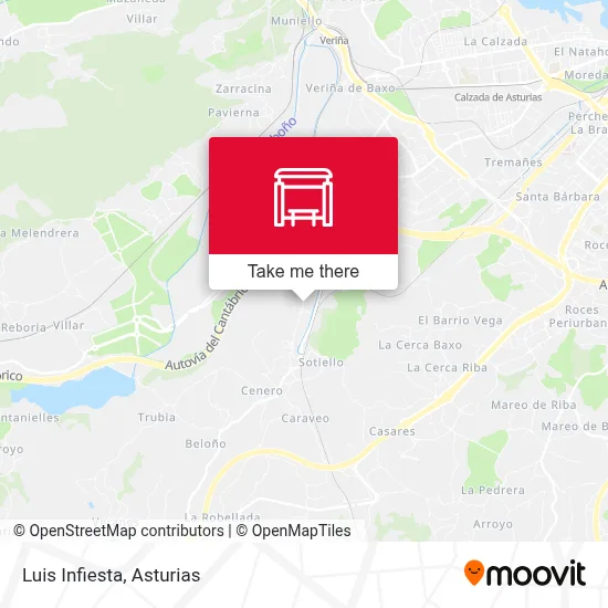 Luis Infiesta map