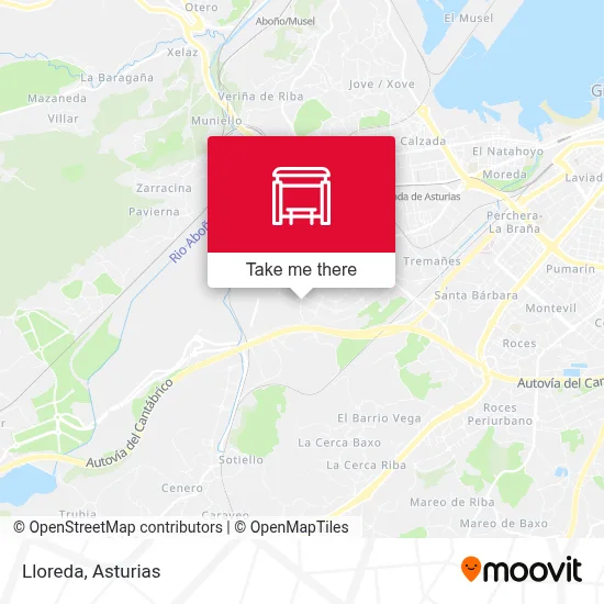 Lloreda map