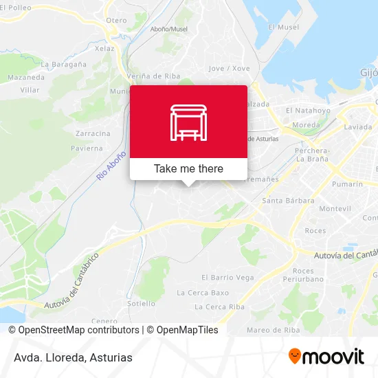 Avda. Lloreda map